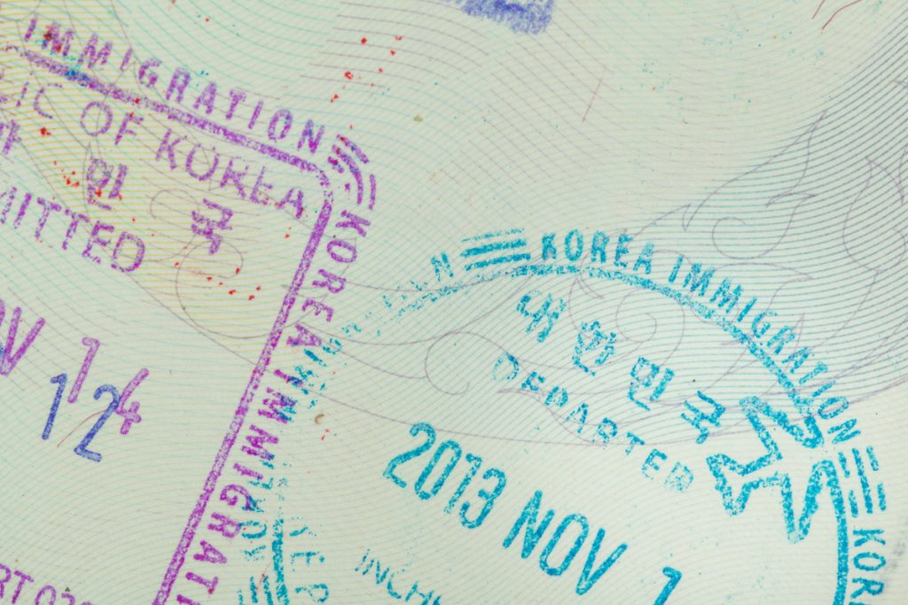 visa Corée du Sud pour séjour